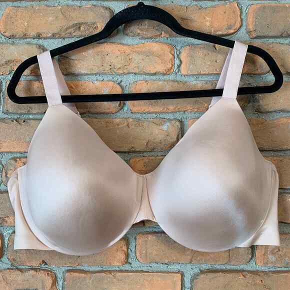 Vanity Fair Smoothing Bra 76207 Womens 44DD Nude Full Coverage Adjustable Straps - Picture 1 of 4